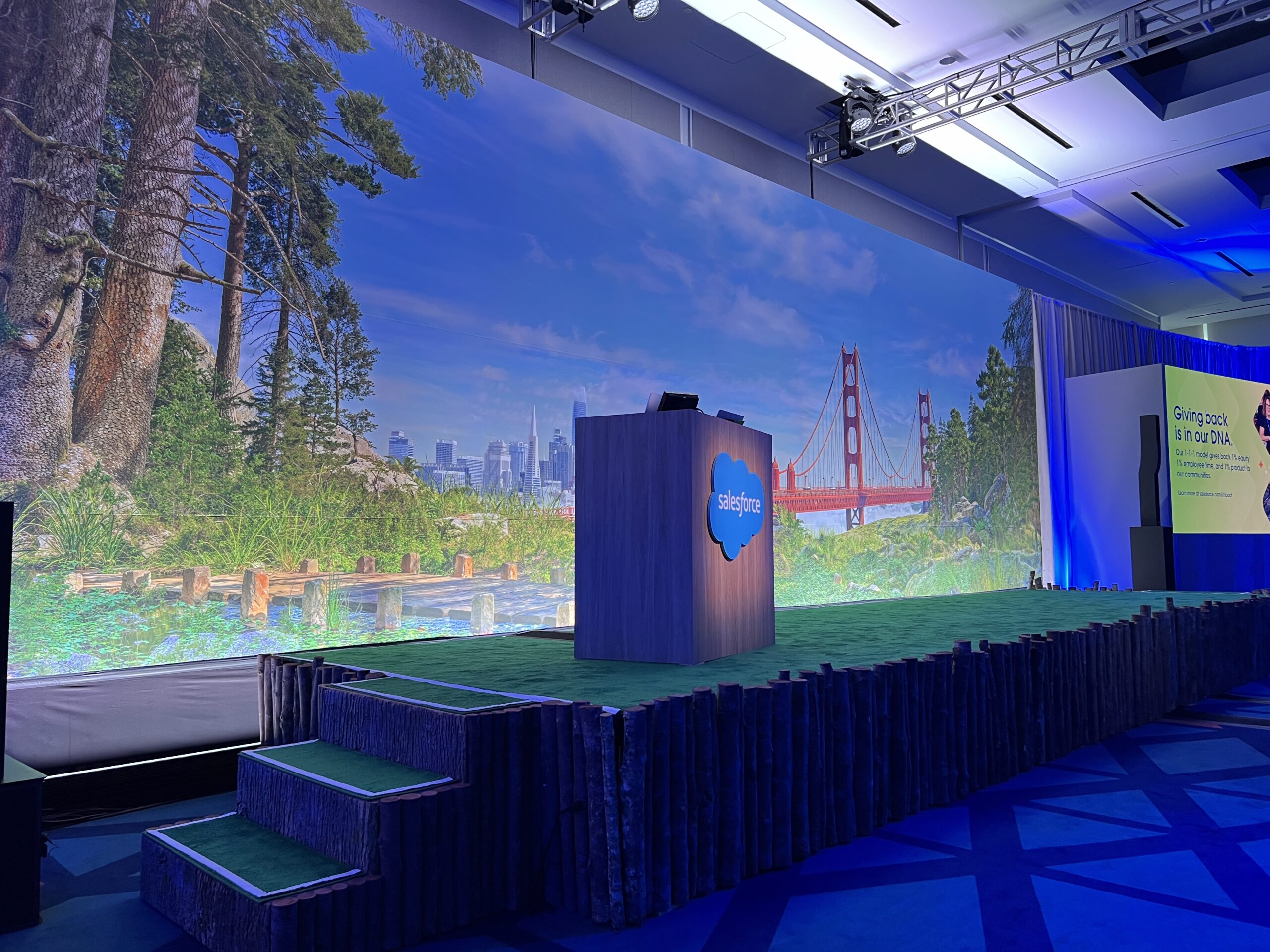Commerce keynote stage at Dreamforce 2025